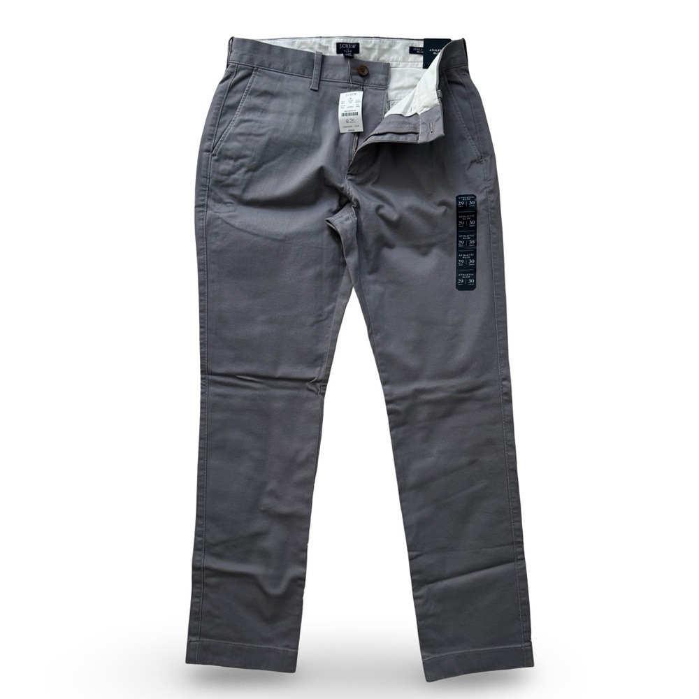 J. Crew Men's Charcoal Grey Chinos Pants NWT‎